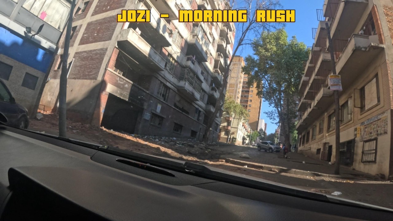 Утренний час пик в Йоханнесбурге