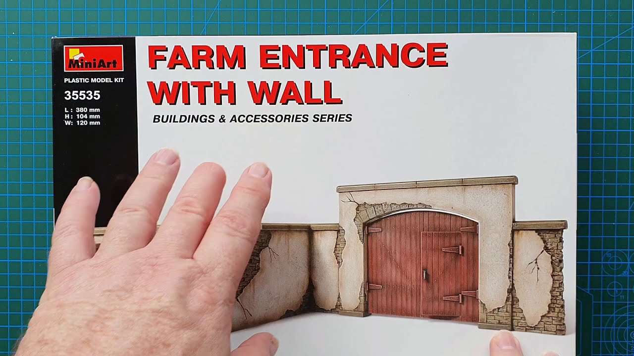 Miniart 1/35 Farm Entrance with Wall - Kit Review - YouTube