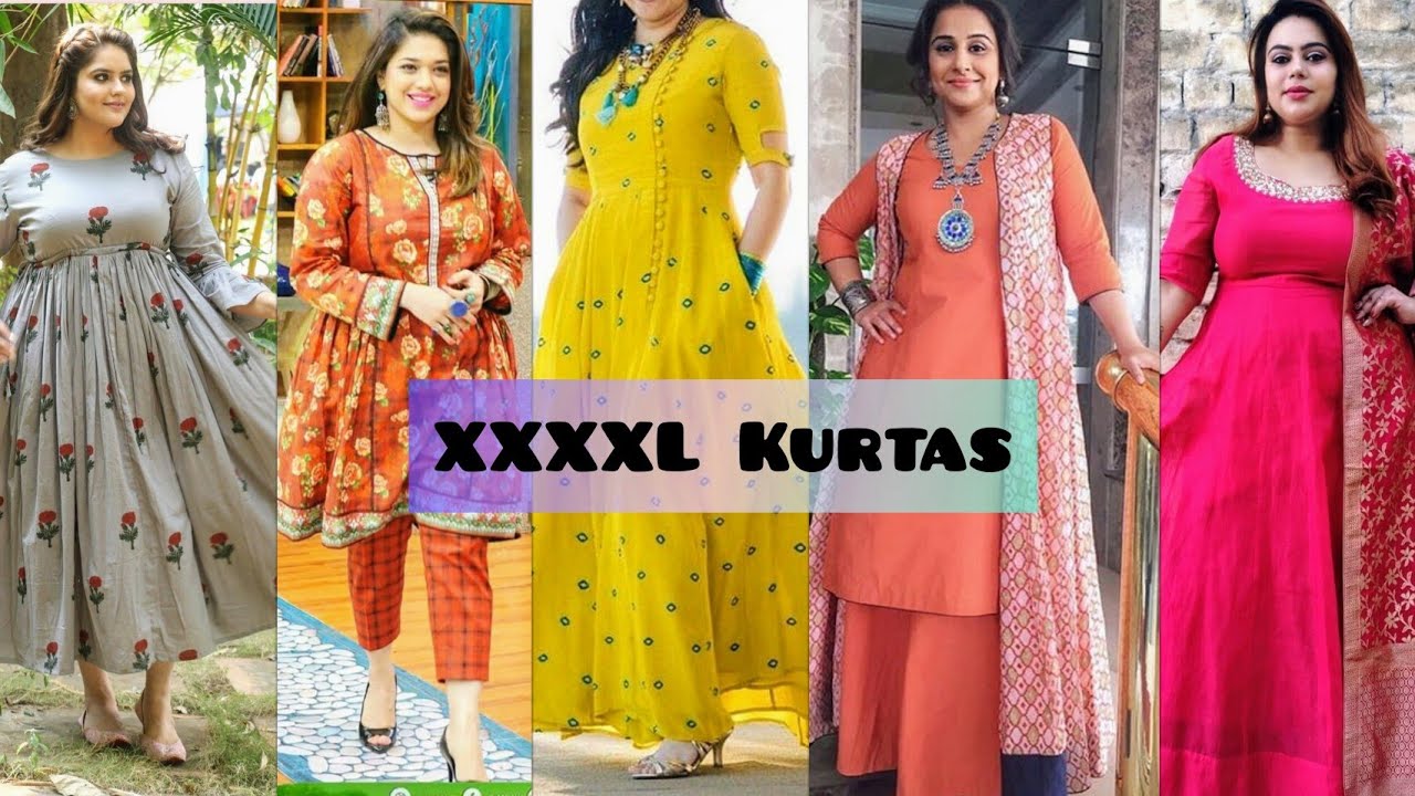 Plus Size Cotton Kurtis for Ladies - Swasti Clothing