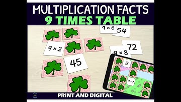 9 Times Table St Patrick