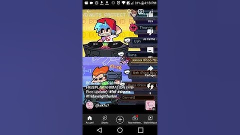 BF & PICO L RANK IN FREEPLAY ANIMATION (FNF Pico update) #fnf #shorts #fridaynightfunkin