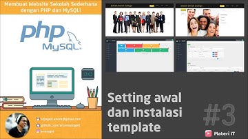 Membuat Website Sekolah Sederhana dengan PHP dan MySQLi #3 Setting Awal Project