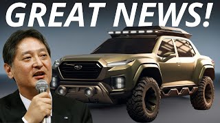 Subaru CEO Reveals New $23k Pickup Truck & SHOCKED Everyone!