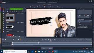 How to Make  Brush Stroke Lyrics  In pinnacle studio 21