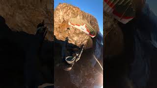 Paraglider Speedflying by Following the Terrain at a High Speed