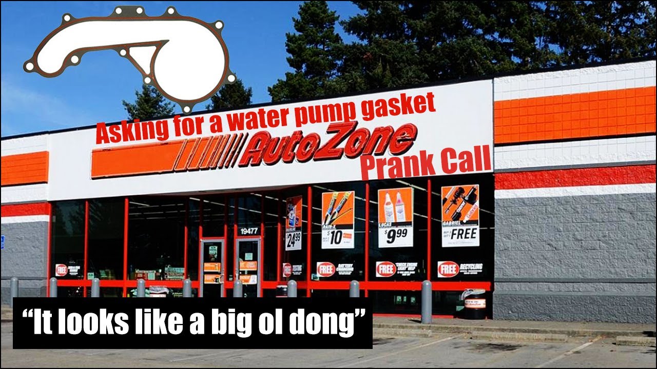 AutoZone Prank Call | Tacoma Water Pump Gasket - YouTube