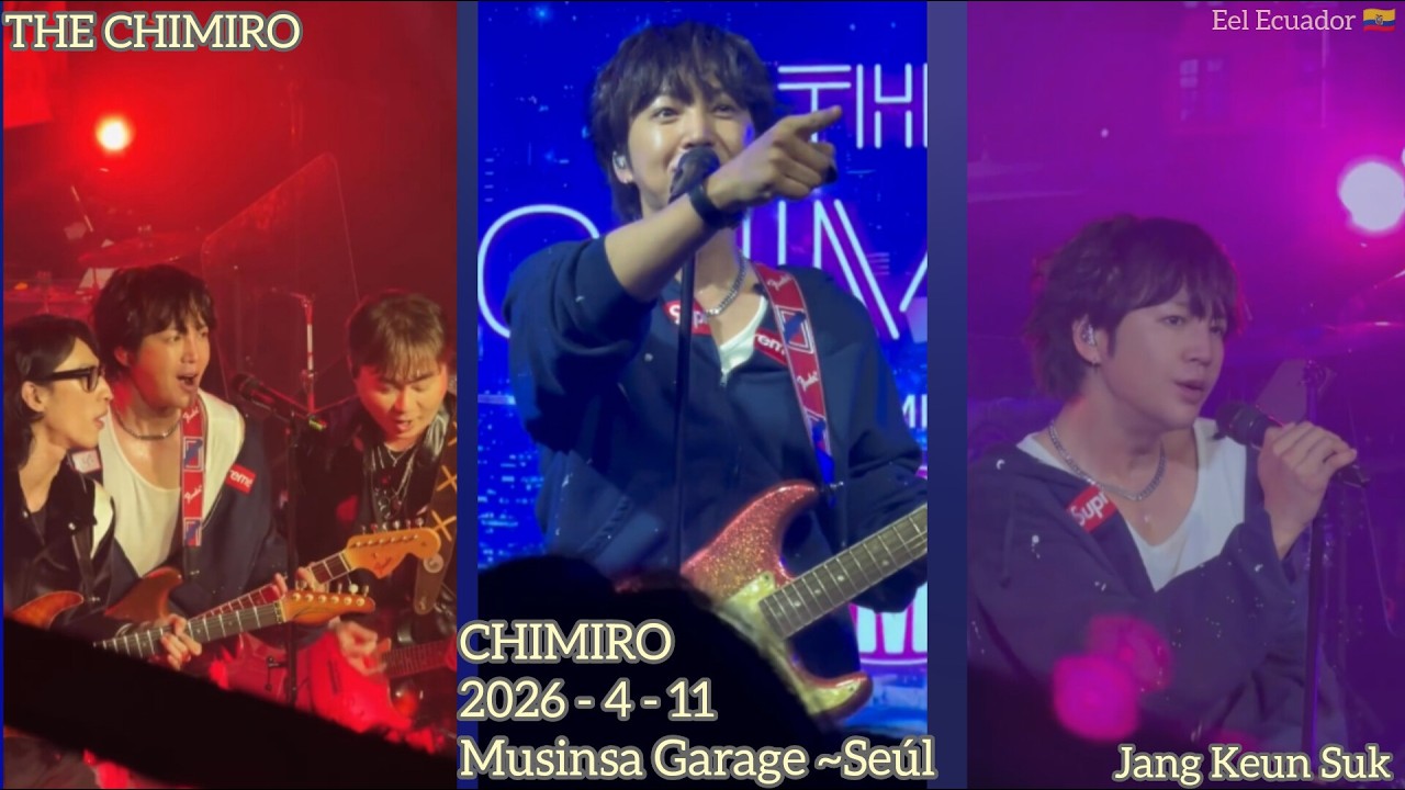 2026/4/11 THE CHIMIRO IN SEOUL CONCERT Musinsa Garage 🎸 Jang Keun