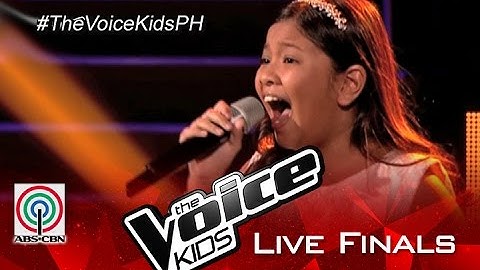 The Voice Kids Philippines 2015 Live Finals Performance: “Ikaw Ang Lahat Sa Akin” by Elha