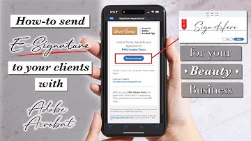 How-to Send E-signature to clients, fill out Intake Forms & Contract Using Adobe Acrobat & Canva