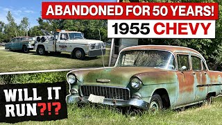 1955 Chevrolet Abandoned For 50 Years! Will It Run?!?