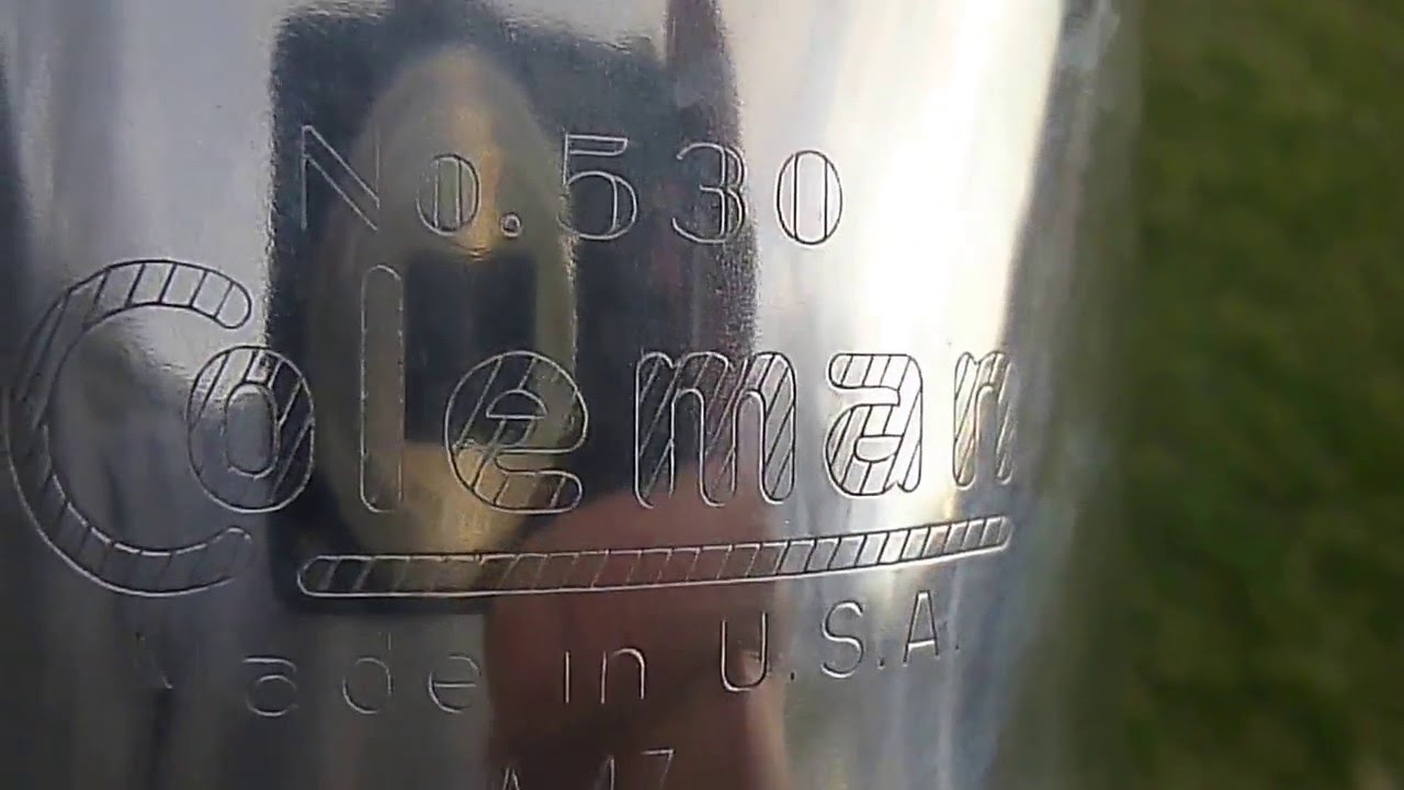 Coleman 530 stove YouTube