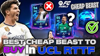 Best UCL RTTF Cheap Beast You Should Buy in FC Mobile 🤯