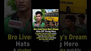 Fact Check: Did A Karnataka Student Save 40 Lives On A Bus?! 🤯🚌🦸♂️|#viral #karnataka #india