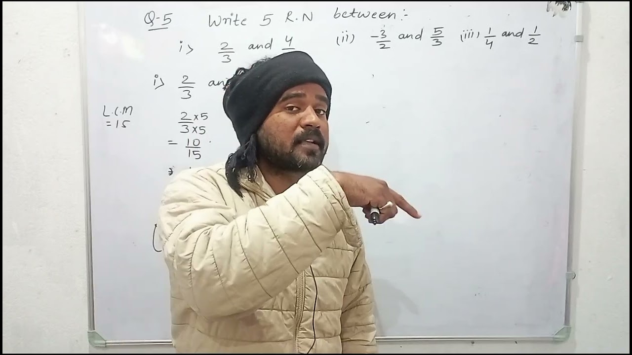 Exercise-1.2,Question number - 5 ! Class 8 ! Rational number! 