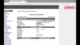 Authorize and Capture Credit Card Transactions using Payment Gateway