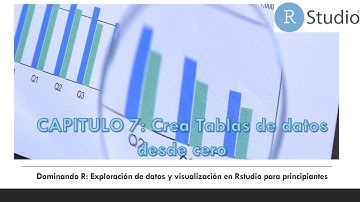 Crea dataframes desde cero | Dominando R Exploración de datos y visualización Capítulo 7 Tablas