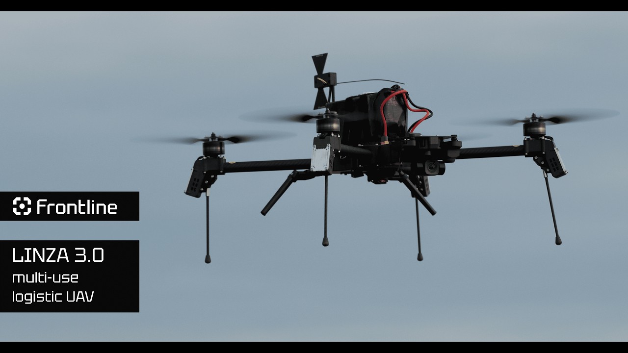 Малий дрон-бомбер Лінза 3.0 | новий український мавік | frontline-robotics.tech