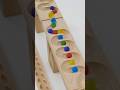 Marble Run Race ASMR #64 HABA wooden wave slope&colorful marbles♪ #asmr #marble #haba