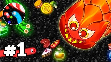 Worms Zone .io - Gameplay Walkthrough Part 1 (iOS, Android)