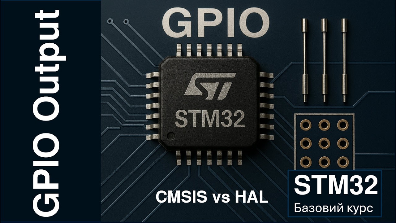 5_0_Робота GPIO в режимі Output. Базовий курс STM32.