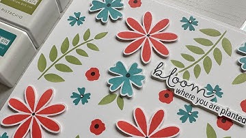 Uniko April 2025 Release Introducing Layering Floral Fusion Stencil
