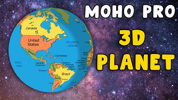 Create and animate a 3D planet - MOHO PRO - ANIME STUDIO