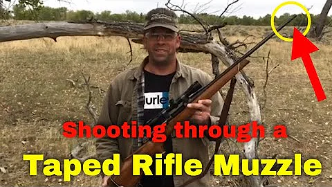 Shooting through a Taped Rifle Muzzle – Outdoors with Trav