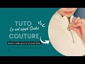 Tuto couture  comment crer une ouverture zippe sur le col du pull socks 