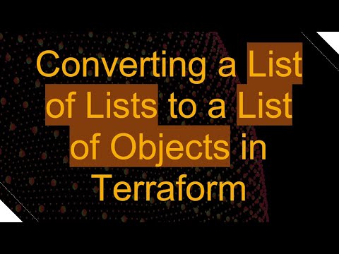 Converting a List
