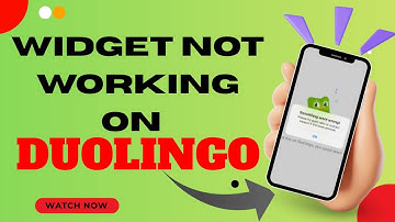 Fix Duolingo Widget Not Updating or Showing