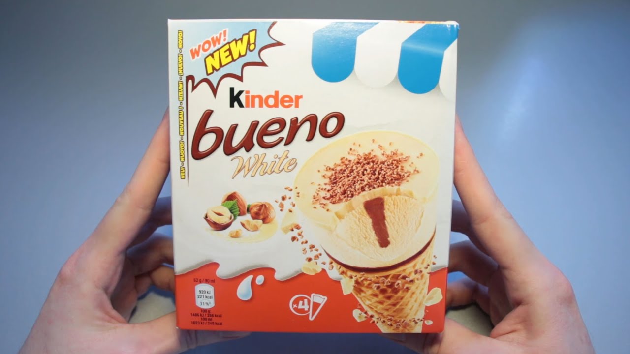 Kinder Bueno White Ice Cream Cone Review 