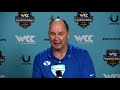 UCU WCC Women's Basketball Tournament Press Conference Game 8 - BYU and USF