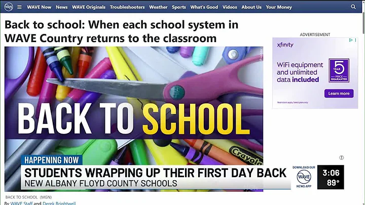 Students wrap up their first day back at school