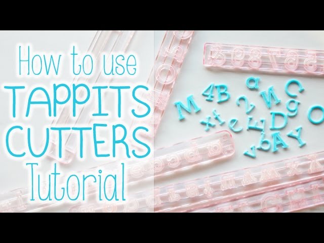 How to use Delicate Fondant Letter Cutters - Bake & Deco Warehouse 