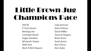 Roger Huston's Jug Champions Pace