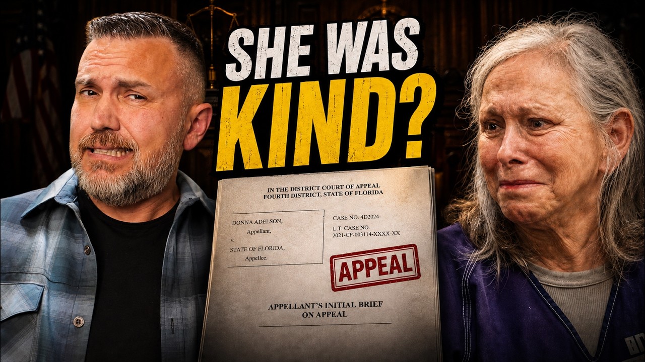 Donna Adelson beside a court filing about her criminal appeal.
