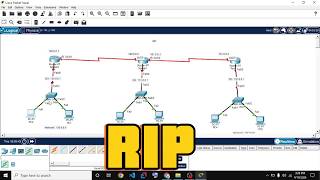 RIP || Data Communication and Computer Networking || Cisco packet tracer ||  router connection CLI