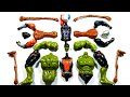 Hulk smash black panther Ant-Man siren head assemble toys video 