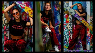 She made it easy for me!! Off camera flash BTS photo shoot using Sony A7iv and 85 mm 1.8