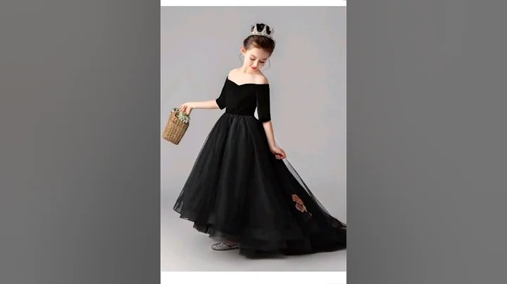 Baby girl black dresses idea's #youtubeshorts #shorts #shortvideo