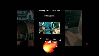 Lil Peep & XXXTENTACION- Falling Down | Short Guitar Tutorial