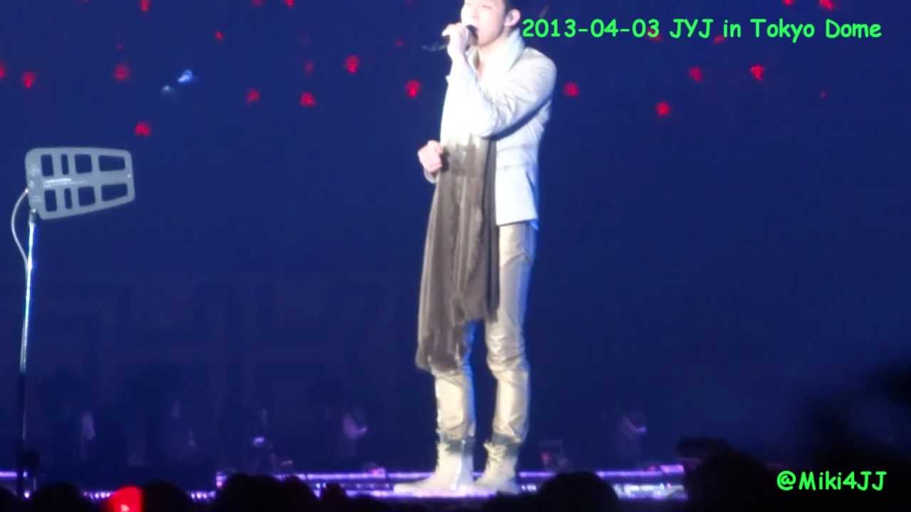 130403 JYJ in Tokyo Dome - Yoochun solo ~ Old Song