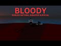 ROBLOX BLOODY NATURAL DISASTER SURVIVAL