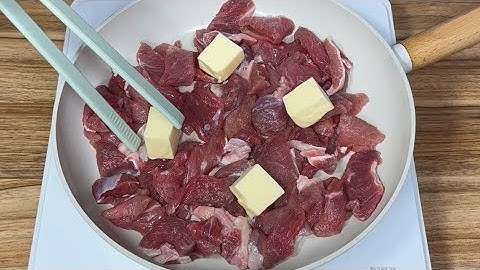 Tender beef in 15 minutes! The secret to softening the toughest beef!