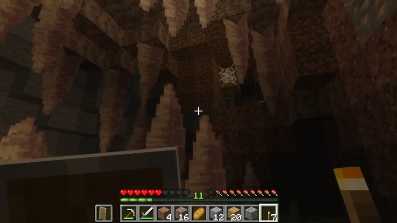 Minecraft gameplay 11: I looted the secret cave - YouTube