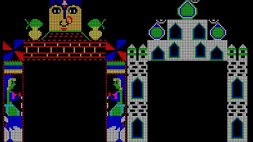 RGB PIXEL 16x32 (10 PARTS)HINDU MUSLIM RELIGION ANIMATION GATE