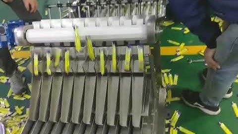 Multi-lanes Powder Sticks Packaging machine + Stick pack Sorting + Cartoning