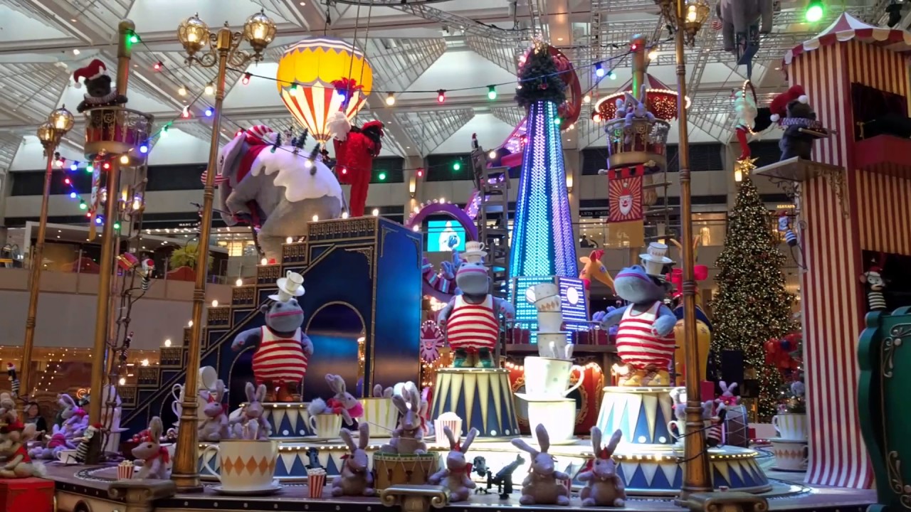 Landmark shopping mall Christmas  installation  2019 YouTube