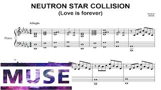 Muse - Neutron star collision (piano sheet music)