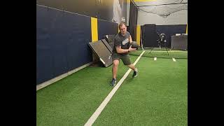 Split Stance Lateral Medball Shot Put Front Foot